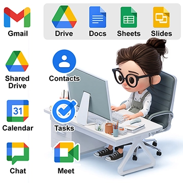 Backup Google Workspace - Protect your chat history and attachments