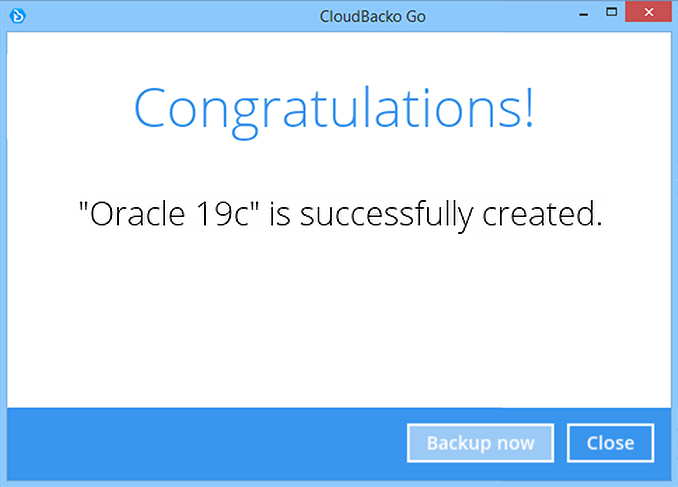 Backup Oracle