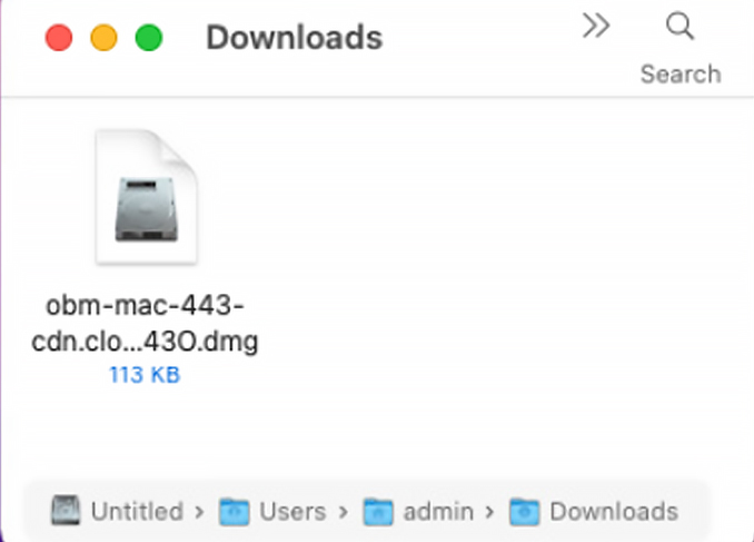 Install CloudBacko to macOS