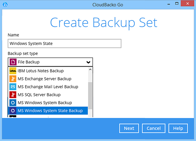 Microsoft System Backup