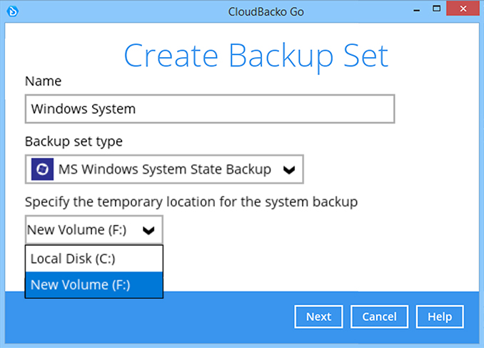 Microsoft System Backup